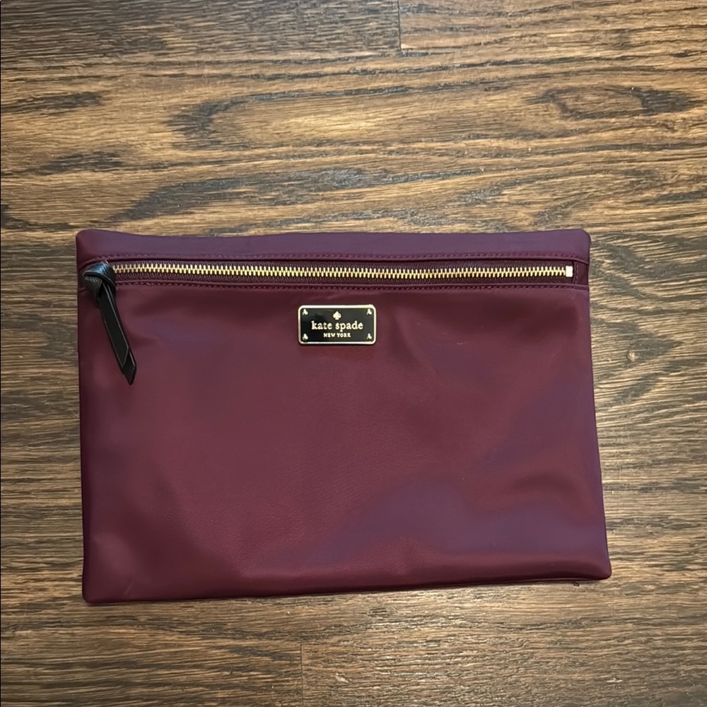 Kate Spade Burgundy Clutch